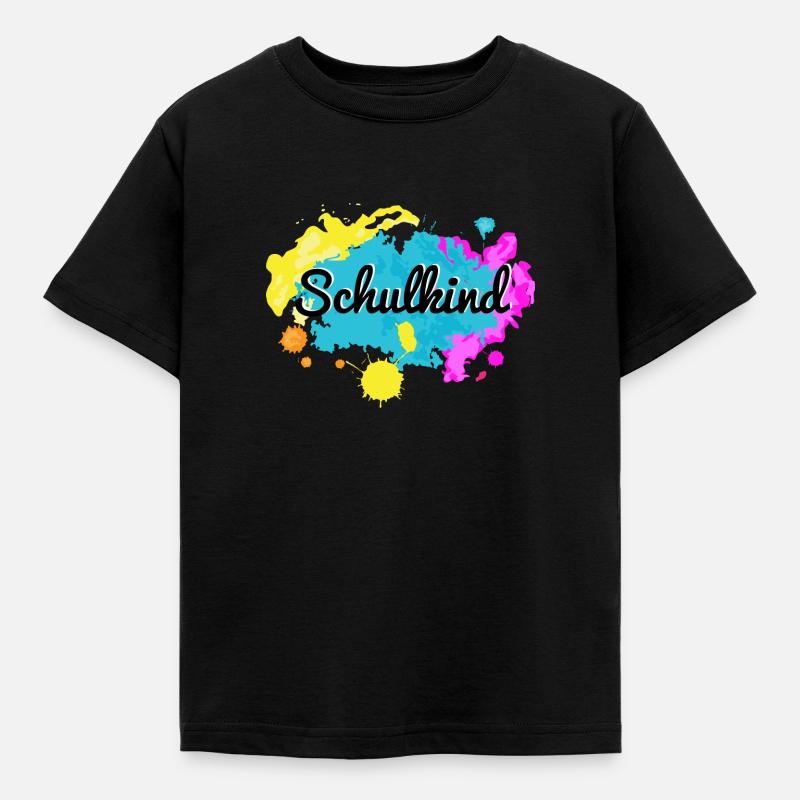 Schulkind Einschulung - Kinder T-Shirt - Schwarz