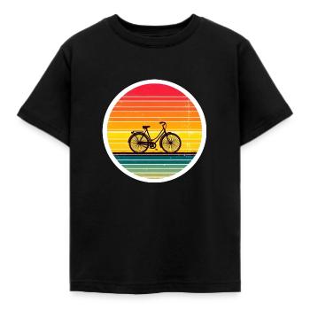 Bicyclette - T-shirt Enfant - noir - Devant - AI Model Kid Female (0cm)