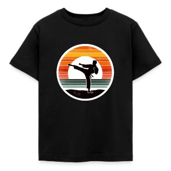 Judo Kampfkunst Judolehrer - Kinder T-Shirt - Schwarz - Vorne - AI Model Kid Female (0cm)