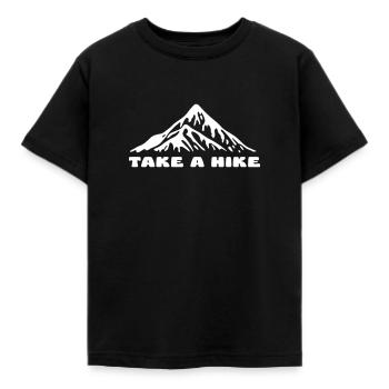 Take A Hike - Kids' T-Shirt - black - Front - AI Model Kid Female (0cm)