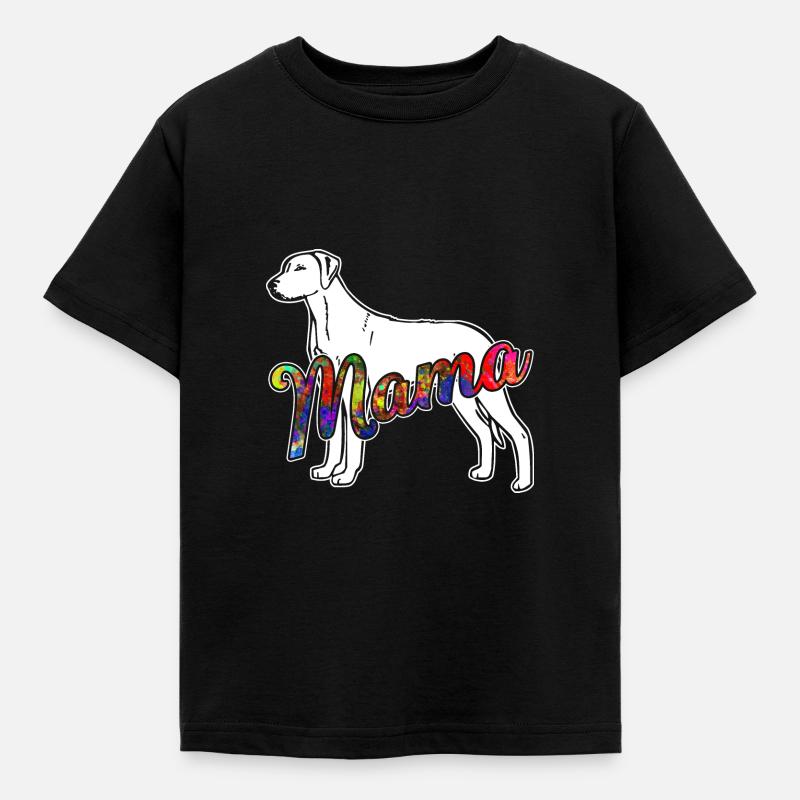 Rhodesian Ridgeback Rhodesian Ridgeback Mama - Kids' T-Shirt - black