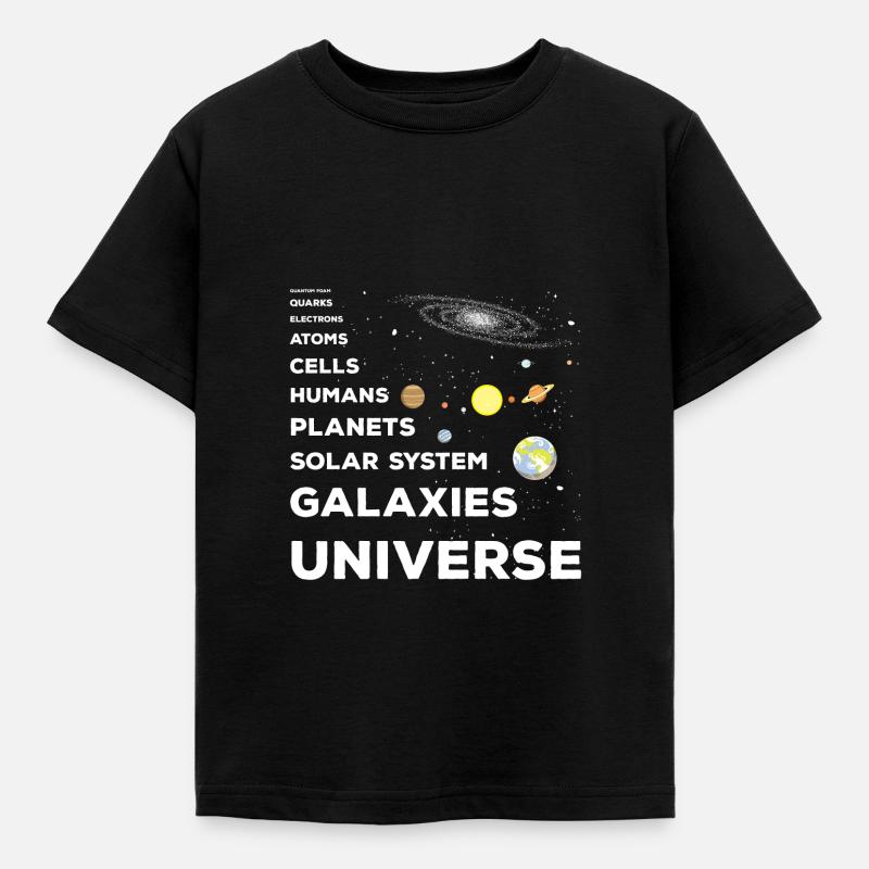 Physicien de l'univers - T-shirt Enfant - noir