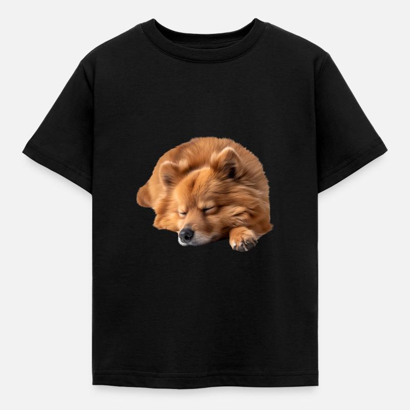 Finnish Spitz - Kinder T-Shirt - Schwarz