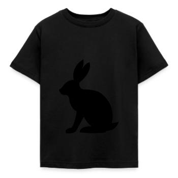 lièvre - T-shirt Enfant - noir - Devant - AI Model Kid Female (0cm)