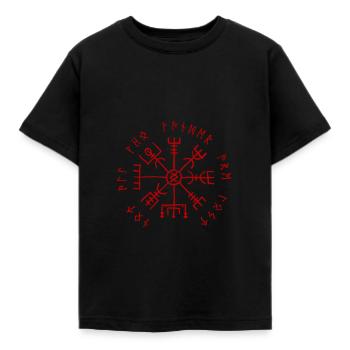 Vegvisir - Viking Compass Gift Best-seller - T-shirt Enfant - noir - Devant - AI Model Kid Female (0cm)