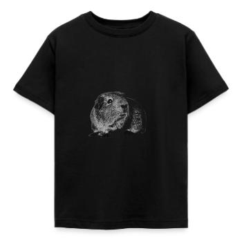 Meerschweinchen - Kinder T-Shirt - Schwarz - Vorne - AI Model Kid Female (0cm)