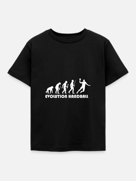 Evolution Handball - Kinder T-Shirt - Schwarz