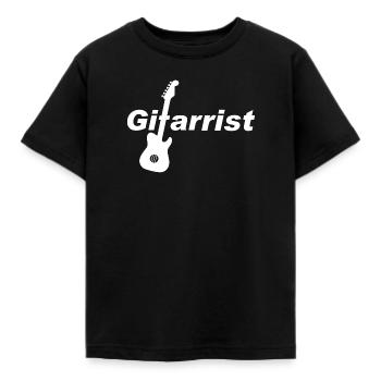 Gitarrist - Kinder T-Shirt - Schwarz - Vorne - AI Model Kid Female (0cm)