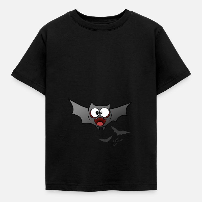 Fledermaus - Kinder T-Shirt - Schwarz