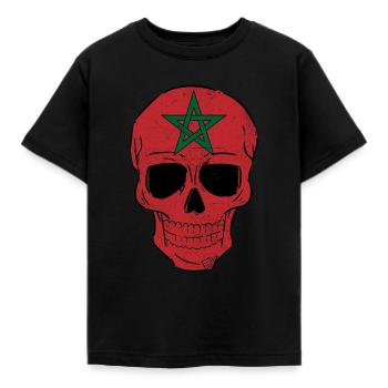 Marokko - Kinder T-Shirt - Schwarz - Vorne - AI Model Kid Female (0cm)