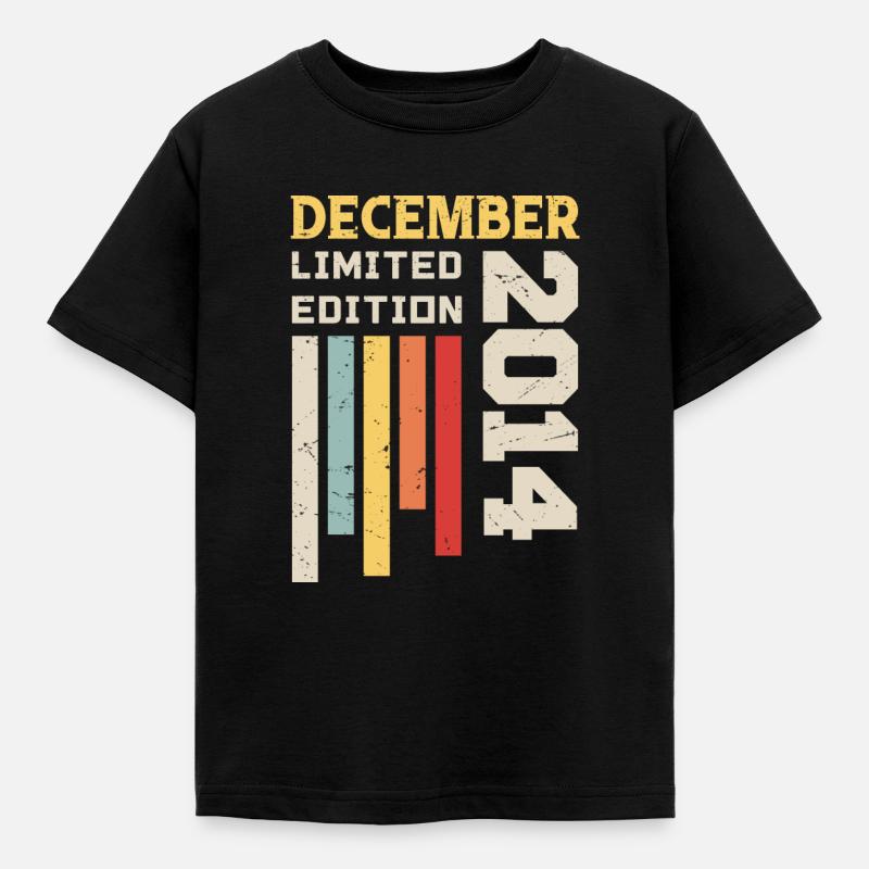 Dezember 2014 - Dezember 2014 Geburtstagsgeschenk - Kinder T-Shirt - Schwarz