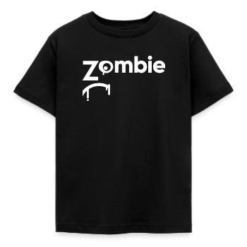 Zombie - Kinder T-Shirt - Schwarz - Vorne - AI Model Kid Female (0cm)