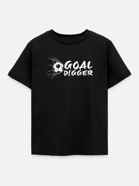 Goal Digger - Kinder T-Shirt - Schwarz