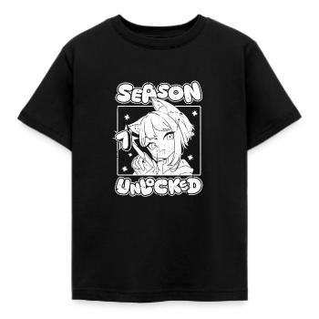 Anime Manga Anime Geburtstagskind - Kinder T-Shirt - Schwarz - Vorne - AI Model Kid Female (0cm)
