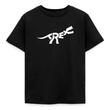 T-Rex - Tyrannosaurus Rex - Kinder T-Shirt - Schwarz - Vorne - AI Model Kid Female (0cm)