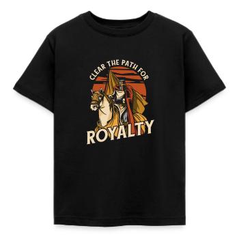 Knights' Festival - Kids' T-Shirt - black - Front - AI Model Kid Female (0cm)