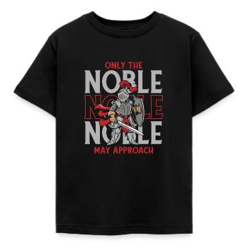 Knights' Festival - Kids' T-Shirt - black - Front - AI Model Kid Female (0cm)