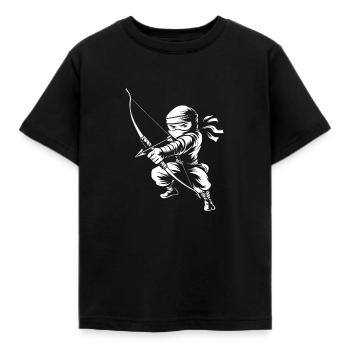 Archery Archery Archery Archer - Kids' T-Shirt - black - Front - AI Model Kid Female (0cm)