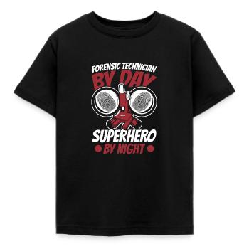 Technicien médico-légal - T-shirt Enfant - noir - Devant - AI Model Kid Female (0cm)