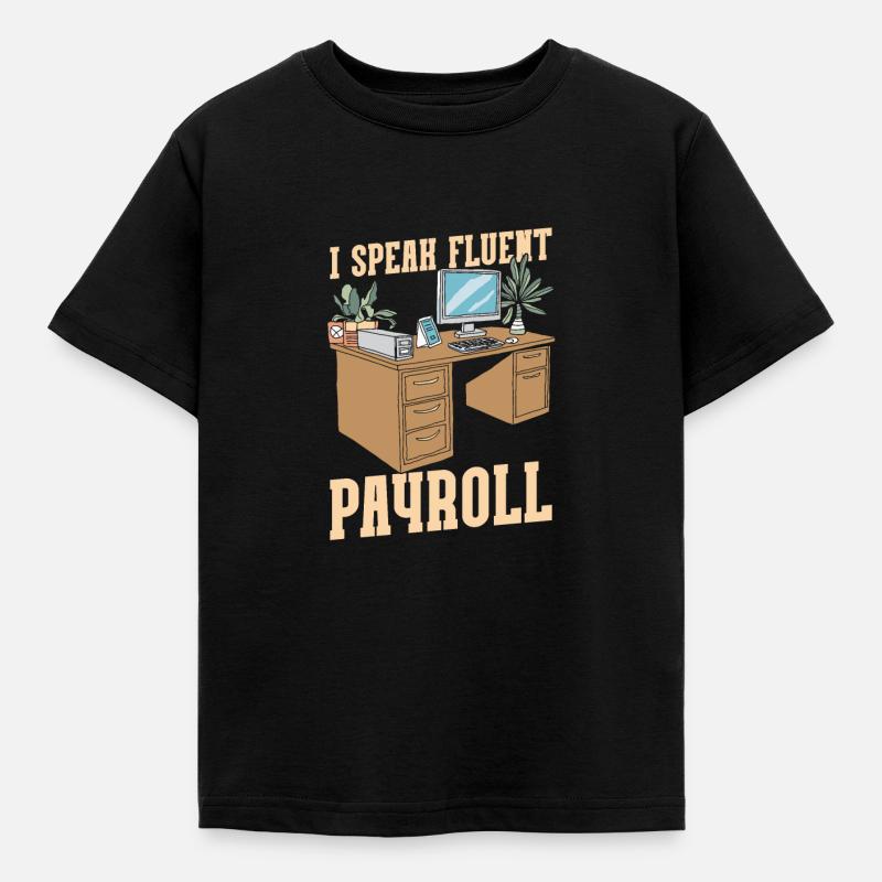 Hr Assistent - Kinder T-Shirt - Schwarz