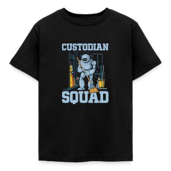 Custodian Bank Cadre - Kids' T-Shirt - black - Front - AI Model Kid Female (0cm)