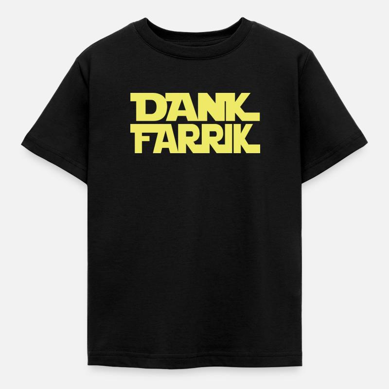 Dank Farrik - Kinder T-Shirt - Schwarz
