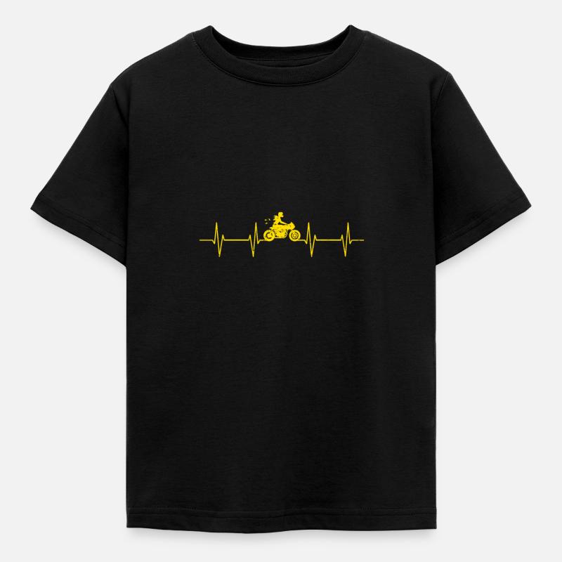 Entwicklung Motorrad Motorrad-Roller Geschenk - Kinder T-Shirt - Schwarz