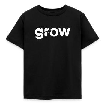 Grandir - Croissance - T-shirt Enfant - noir - Devant - AI Model Kid Female (0cm)