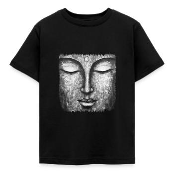 Buddha - Kinder T-Shirt - Schwarz - Vorne - AI Model Kid Female (0cm)