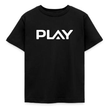 Play - Game - Kids' T-Shirt - black - Front - AI Model Kid Female (0cm)