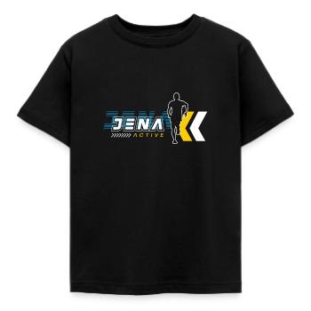 Jena Active Run - T-shirt Enfant - noir - Devant - AI Model Kid Female (0cm)