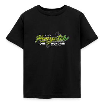 Jena Saale Horizontale Cent kilomètres - T-shirt Enfant - noir - Devant - AI Model Kid Female (0cm)