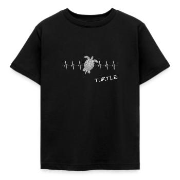 Turtle turtle - Kinder T-Shirt - Schwarz - Vorne - AI Model Kid Female (0cm)