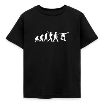 Skateboarder longboarder - T-shirt Enfant - noir - Devant - AI Model Kid Female (0cm)