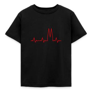 Battement de coeur de Cologne - Dom - T-shirt Enfant - noir - Devant - AI Model Kid Female (0cm)
