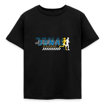 Jena est en course - T-shirt Enfant - noir - Devant - AI Model Kid Female (0cm)