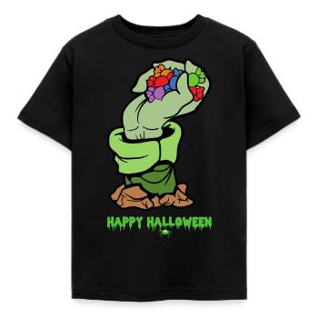 Halloween monstre Zombie Horreur Trick or Treat - T-shirt Enfant - noir - Devant - AI Model Kid Female (0cm)