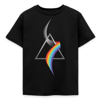 Optique de réfraction - T-shirt Enfant - noir - Devant - AI Model Kid Female (0cm)