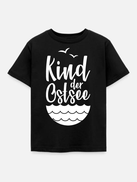 KIND DER OSTSEE KÜSTE DDR - Kinder T-Shirt - Schwarz