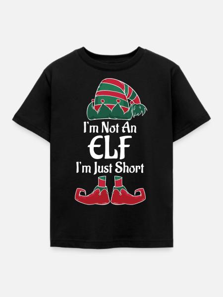 Christmas Elf - Kinder T-Shirt - Schwarz