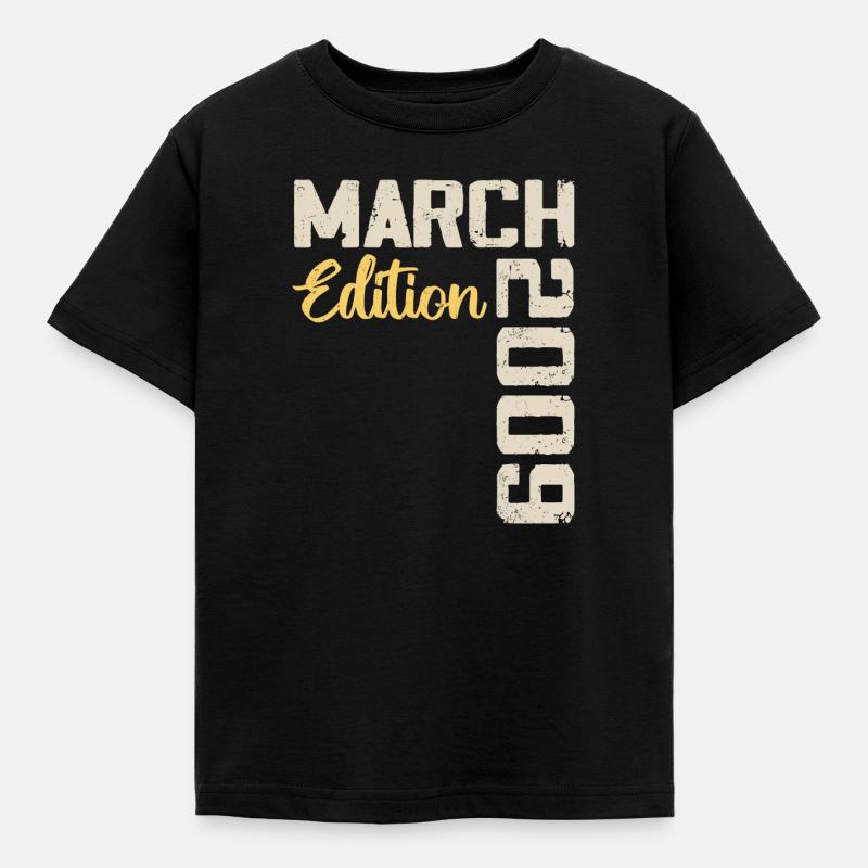 Mars 2009 Cadeau Anniversaire Mars 2009 - T-shirt Enfant - noir