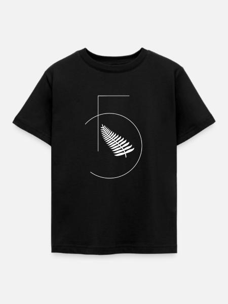 FD-plume - Kinder T-Shirt - Schwarz
