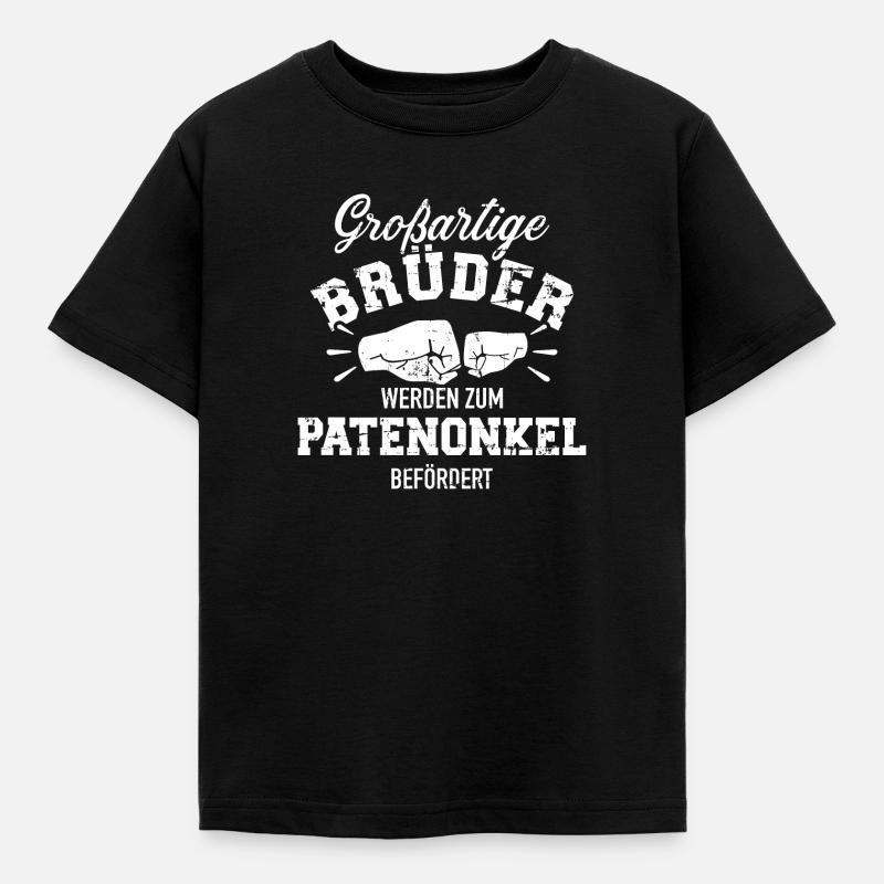 Patenonkel - Kinder T-Shirt - Schwarz