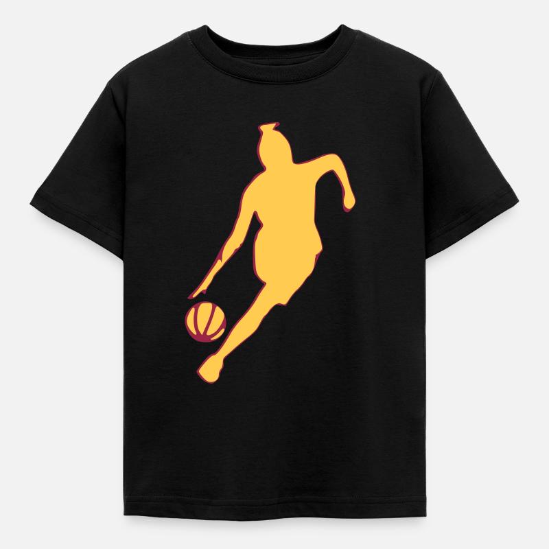basketteuse - T-shirt Enfant - noir