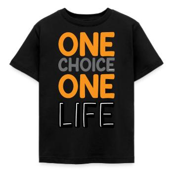 Faites Votre Choix - T-shirt Enfant - noir - Devant - AI Model Kid Female (0cm)
