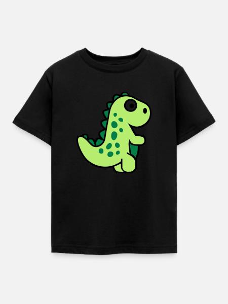T-Rex - Kinder T-Shirt - Schwarz