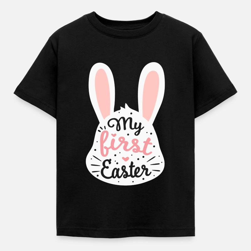 My first Easter - Kinder T-Shirt - Schwarz