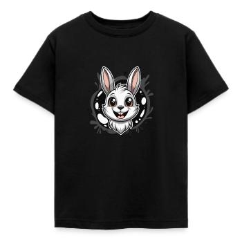 fille lapin - T-shirt Enfant - noir - Devant - AI Model Kid Female (0cm)