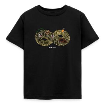 Infinity Pleasure - Kids' T-Shirt - black - Front - AI Model Kid Female (0cm)