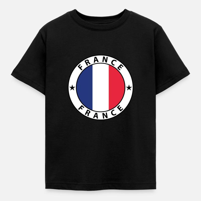 Francia - Maglietta per bambini - nero